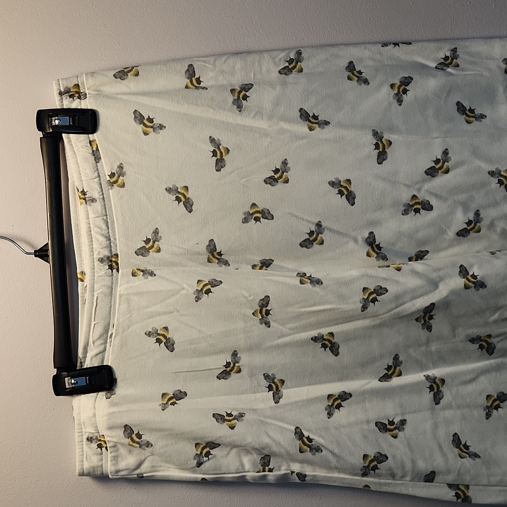 Burt's Bees baby brand honey bee pattern pajama pants size M 98% organic cotton - Picture 2 of 7
